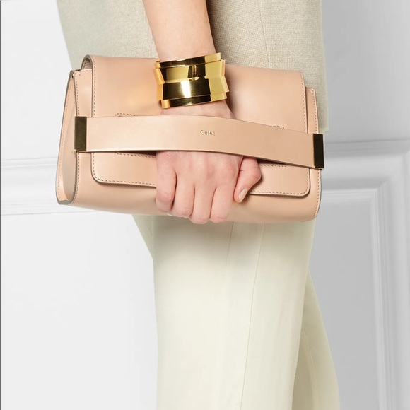 ✨SOLD✨Like New Auth Chloe Lambskin 3 Ways Chain-Link Bag - Picture 15 of 15